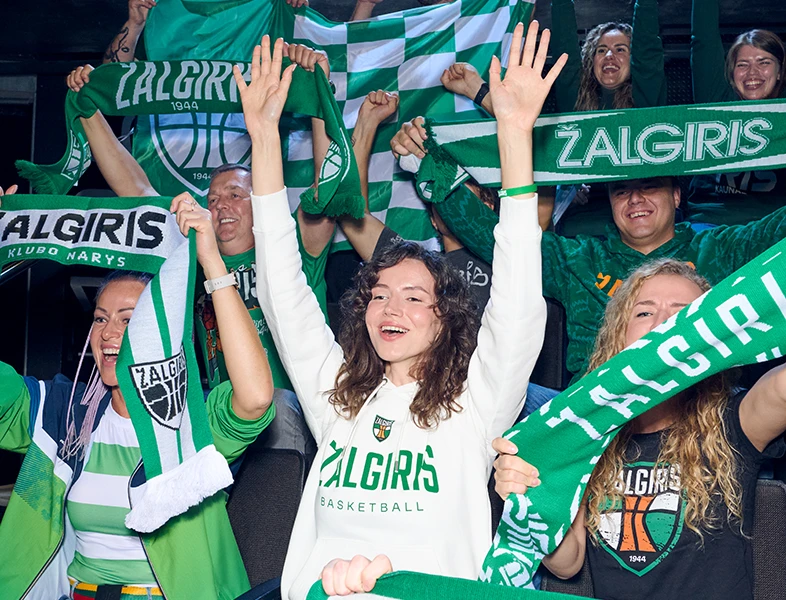 Žalgirio sirgalių minia