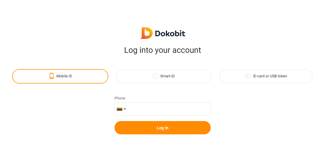 Login to Dokobit