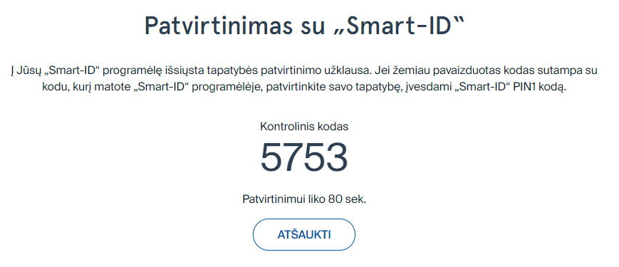 Confirmation with Smart-ID