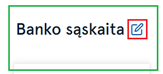 Banko sąskaita