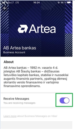 Viber instrukcija