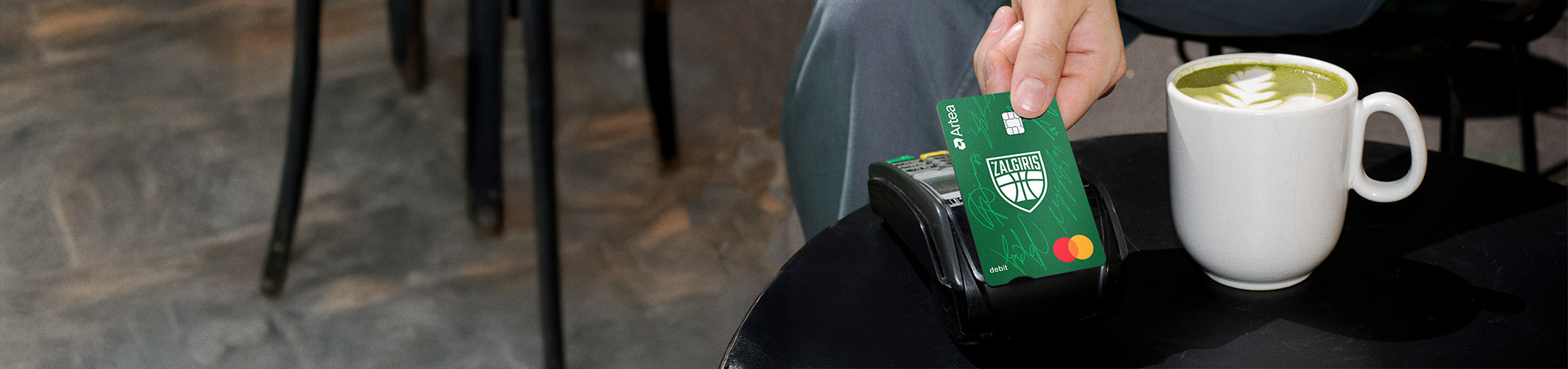 Žalgiris Mastercard Debit contactless debit card