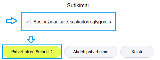Instruction: confirm terms and conditions