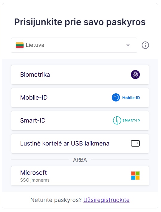 Prisijungimas Dokobit